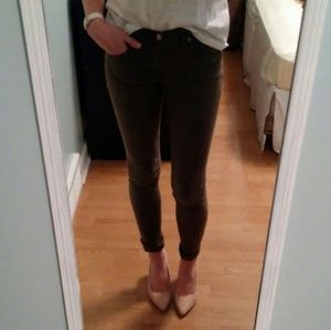 Rag & Bone Army Green Skinny Jeans